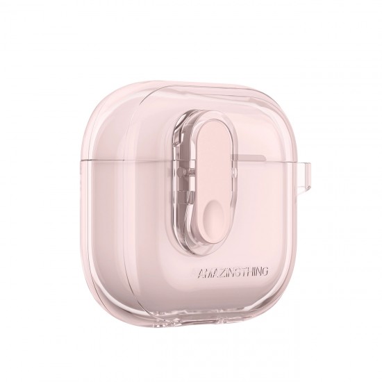 AmazingThing Minimal Case for AirPods 4 – Pink