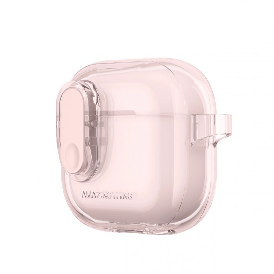 AmazingThing Minimal Case for AirPods 4 – Pink