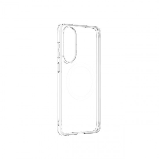 AmazingThing Minimal Mag Case with Magnetic Ring for Samsung Galaxy S25 Edge - Transparent