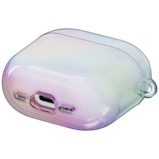 Uniq Iridescia case for AirPods 4 Hang Case - holo white