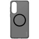 CARE by PanzerGlass Flagship Urban Combat Black QI Case for Samsung Galaxy S25 Edge - Semi-transparent