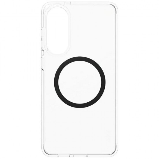 CARE by PanzerGlass Flagship Urban Combat Black QI Case for Samsung Galaxy S25 Edge - Transparent