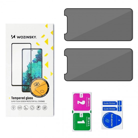 Wozinsky Privacy Glass Privacy Tempered Glass for Xiaomi Redmi Note 14S, 2-pack