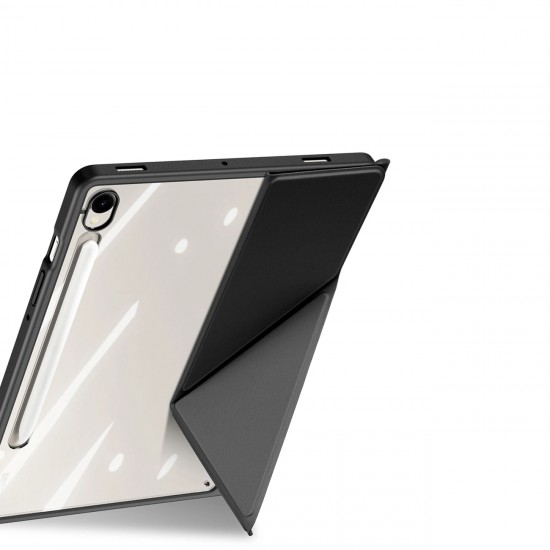 Dux Ducis Magi Case with Stylus Holder for Samsung Galaxy Tab S10 FE/S9/S9 FE - Black