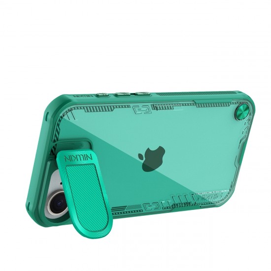 Nillkin Iceblade Prop Case with Lens Cover and Stand for iPhone 16e - Green