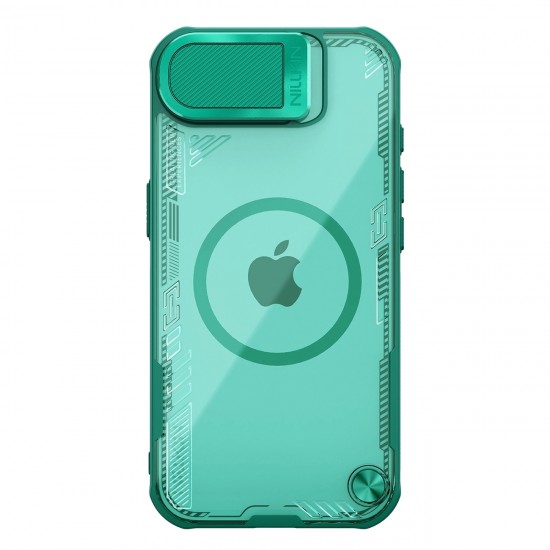 Nillkin Iceblade Prop Magnetic Case with Camera Cover and Stand for iPhone 16e - Green