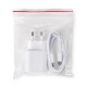 Samsung EP-TA200EWE USB-A 15W wall charger with EP-DR140AWE USB-A - USB-C cable (OOB Bulk - replacement packaging) - white