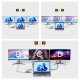 USB-C Hub 14 in 1 Wozinsky WDS03Y5S Multifunctional, Aluminum, for 3 Monitors, with 15 cm Cable - Gray