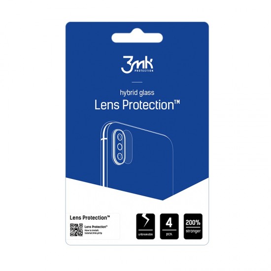 3mk Lens Protection Hybrid Glass for Motorola Edge 60 Camera Lens