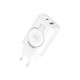 Inductive mains charger 3mk HARDY Charger PD 2in1 33W USB-C USB-A - white