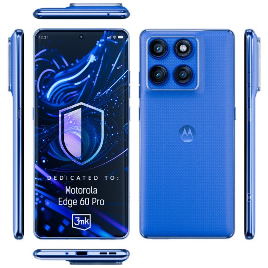 3mk Clear Case for Motorola Edge 60 Pro - transparent