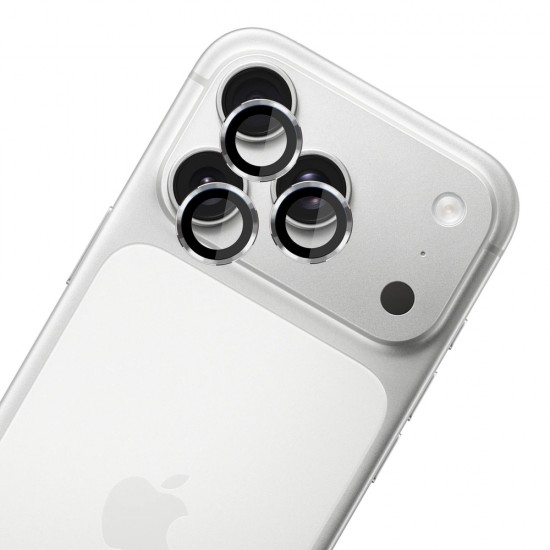 3mk Lens Protection Pro Camera Lens Glass for Apple iPhone 17 Pro /17 Pro Max - Silver