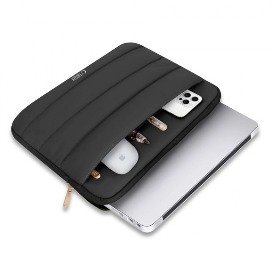 Tech-Protett Fluffy Laptop Bag 13-14 - Black