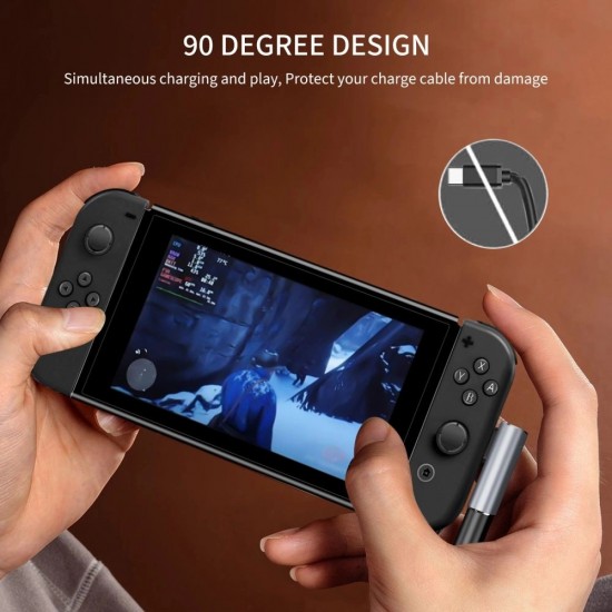 Tech-Protect Ultraboost AA03 USB-C Angled Adapter - Gray