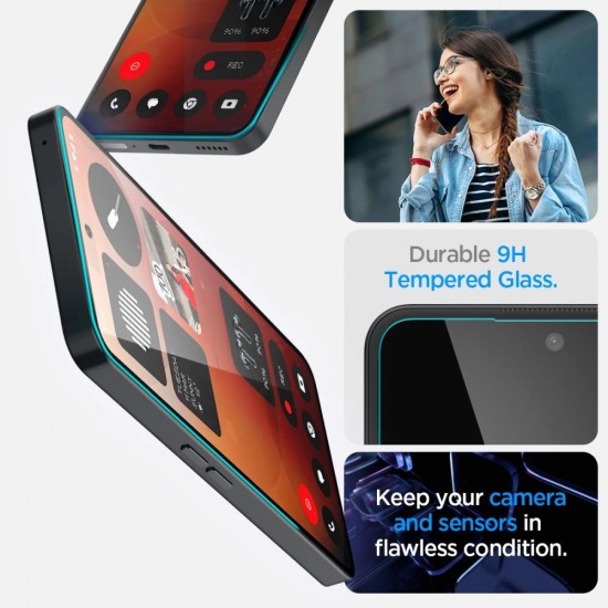 Spigen Glas.tR EZ Fit Tempered Glass for Nothing Phone 3A / 3A Pro - Transparent