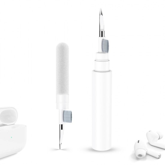 Tech-Protect CS02 3-in-1 Headphone Cleaning Kit - White