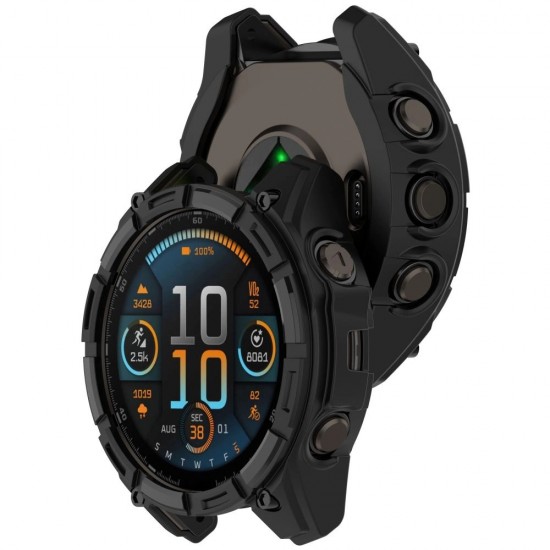 Tech-Protect Defense Air Case for Garmin Fenix 8 47mm - Black