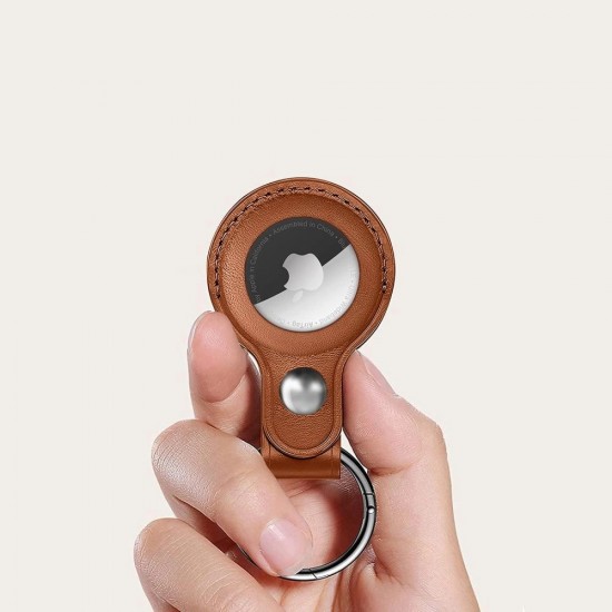 Tech-Protect NaturalFit Case for Apple AirTag 1/2 - Brown