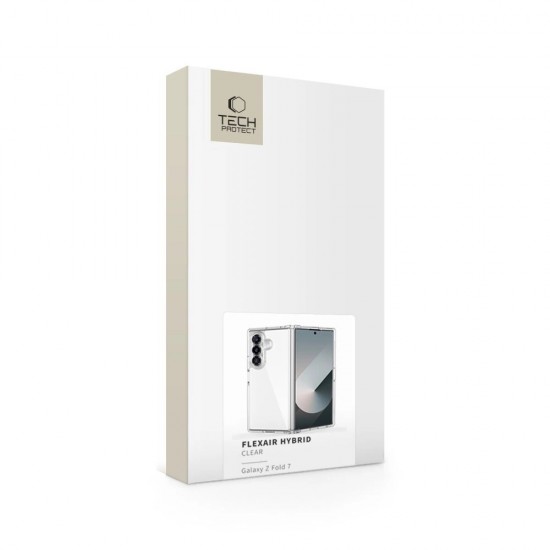 Tech-Protect FlexAir Hybrid Case for Samsung Galaxy Z Fold 7 - Transparent