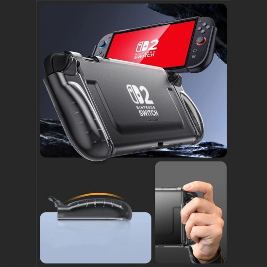 Supcase Crystal Case for Nintendo Switch 2 - Transparent Black