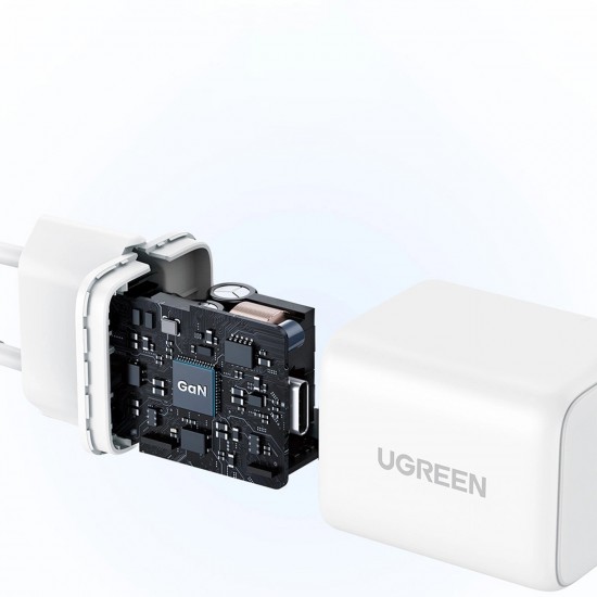 Ugreen X513 30W GaN 1x USB-C Wall Charger - White