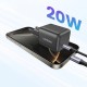 Ugreen X512 20W GaN 1x USB-C Wall Charger - Gray