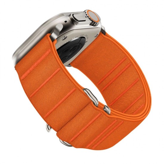 Tech-Protect Nylon Strap for Apple Watch 44 / 45 / 46 / 49 mm - Orange