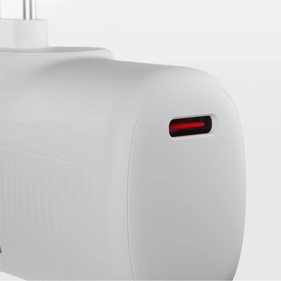 SBS EcoPower 5000 mAh 10W Powerbank with Built-in USB-C Port - White