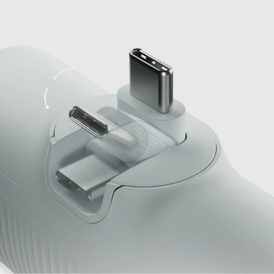 SBS EcoPower 5000 mAh 10W Powerbank with Built-in USB-C Port - Gray