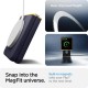 Nano Pop Mag MagSafe Case for Samsung Galaxy Z Flip 7 - Navy Blue and Yellow