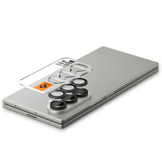 Spigen Optik Pro HD Glas.TR EZ Fit 2-pack Camera Protector for Samsung Galaxy Z Fold 7 - Black