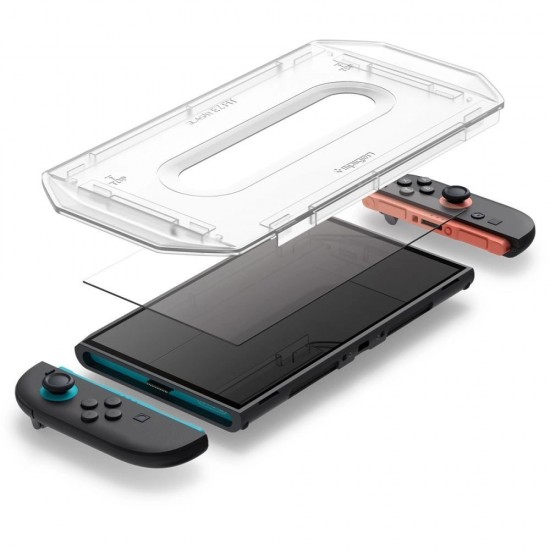Spigen Glas.Tr ”EZ FIT” Tempered Glass 2-pack for Nintendo Switch 2 - Transparent