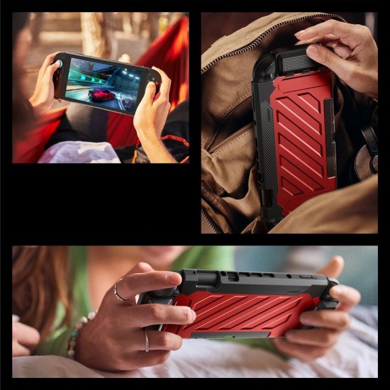 Supcase Unicorn Beetle Pro Case for Nintendo Switch 2 - Red and Black