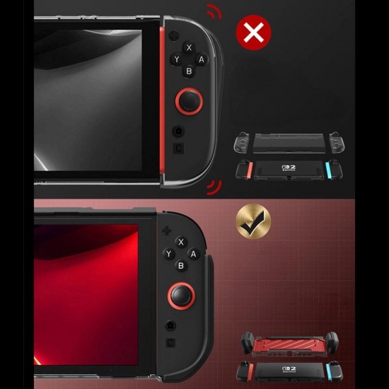 Supcase Unicorn Beetle Pro Case for Nintendo Switch 2 - Red and Black