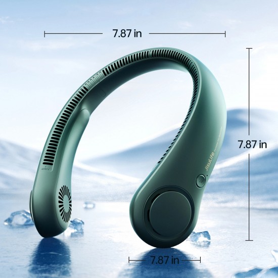 Jisulife Neck Fan Life3 Portable USB Neck Fan - Green