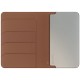Uniq Belmont Passport Case with Apple Find My RFID Blocking Caramel Beige