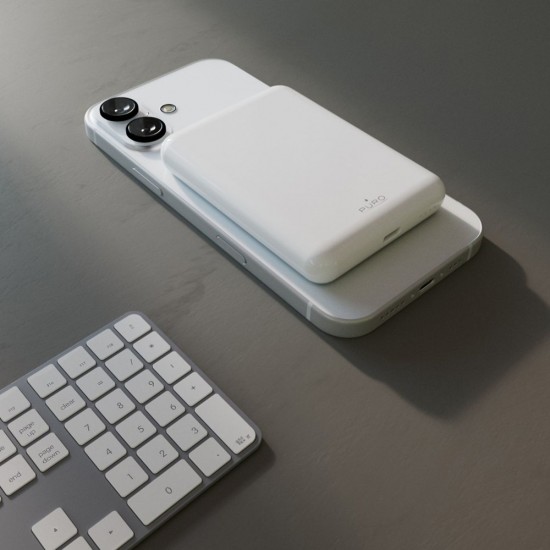 Puro Power Mag Power Bank 5000mAh 20W Power Delivery USB-C - White