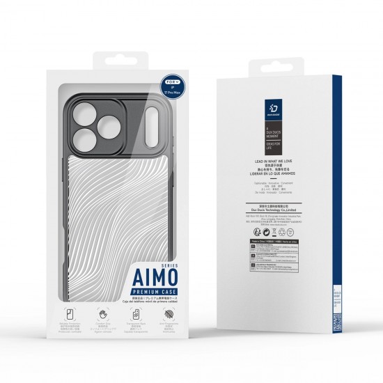 Dux Ducis Aimo Case for iPhone 17 Pro Max – Black
