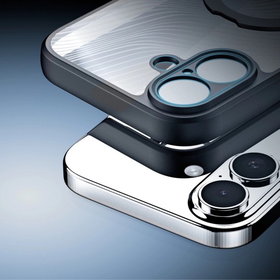Dux Ducis Aimo Mag Case with Magnetic Ring and Stand for iPhone 17 – Black
