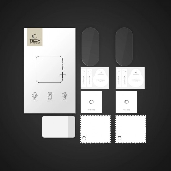 Tech-Protect Gydro Flex+ hydrogel film 2-pack for Xiaomi Smart Band 8 / 9 / 10 / NFC - transparent