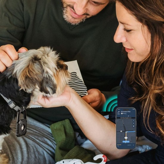 Tech-Protect Kevlar Case for Apple AirTag 1/2 - Black