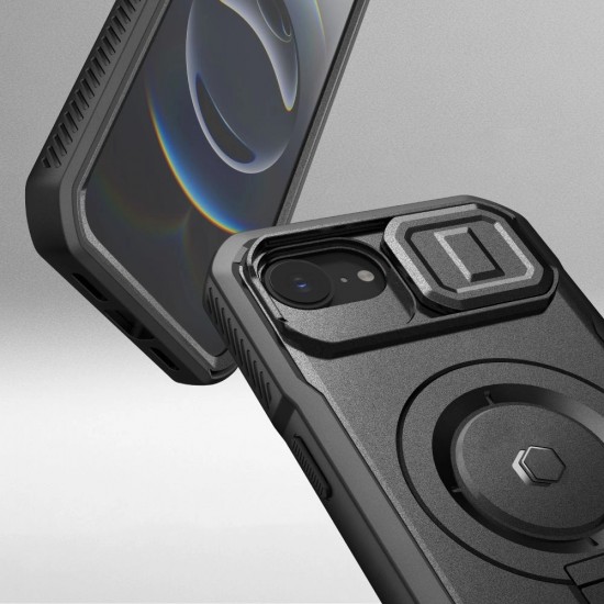 Tech-Protect Kevlar Magsafe Case for iPhone 16e / 17e - Black