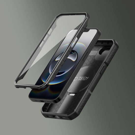 Tech-Protect Kevlar Magsafe Case for iPhone 16e / 17e - Black