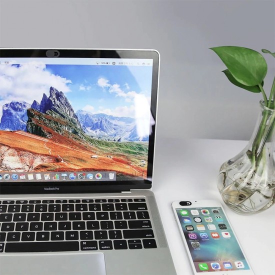 Tech-Protect Cam Fit+ 3-pack laptop camera cover - black