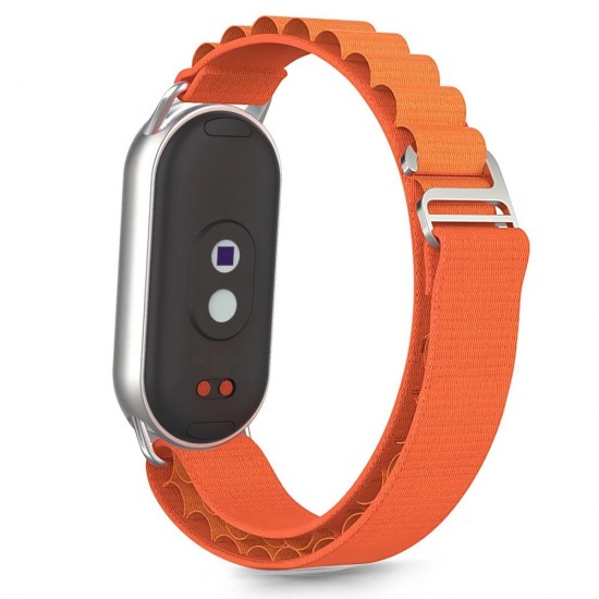 Tech-Protect Nylon Pro Strap for Xiaomi Smart Band 8 / 9 / 10 / NFC - Orange