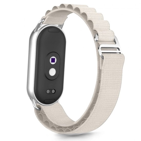 Tech-Protect Nylon Pro Strap for Xiaomi Smart Band 8 / 9 / 10 / NFC - Beige
