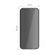 Tech-Protect Quick Set Spy+ Privacy Glass 2-pack for iPhone 16 Pro Max