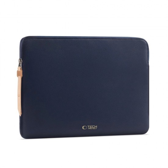 Tech-Protect Fleece Laptop Bag 15-16 - Navy Blue