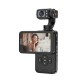 Ordro Pocket M5 3-Axis Gimbal Camera, 5K, for Vlogging and YouTube – Black