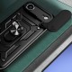 Hybrid Armor Camshield iPhone 17 Air Case with Stand and Camera Cover - Black